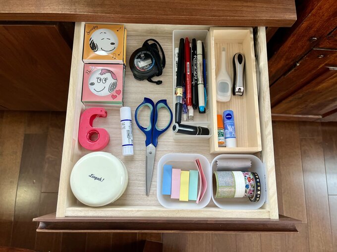 引き出しの収納