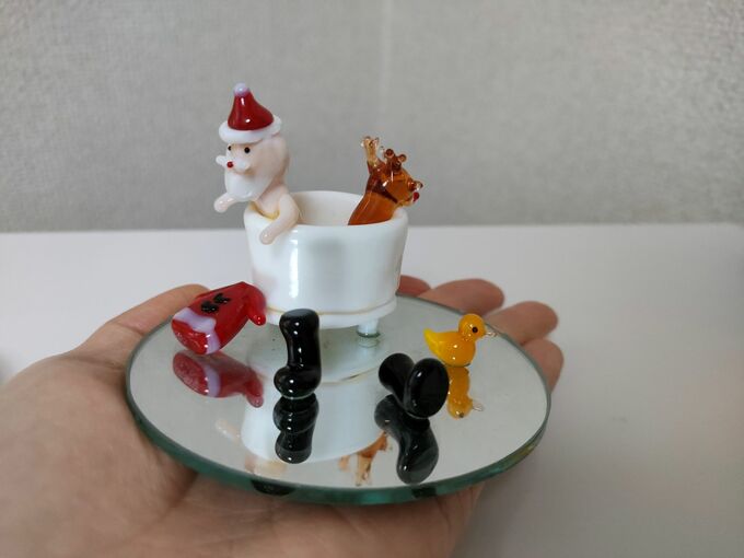 小ぶりのガラス細工