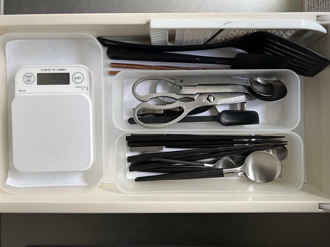 ようさん宅の調理器具収納