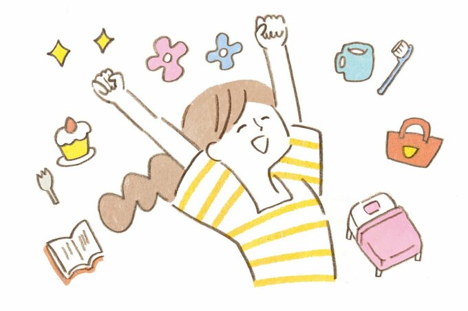 イラスト元気そうな女子