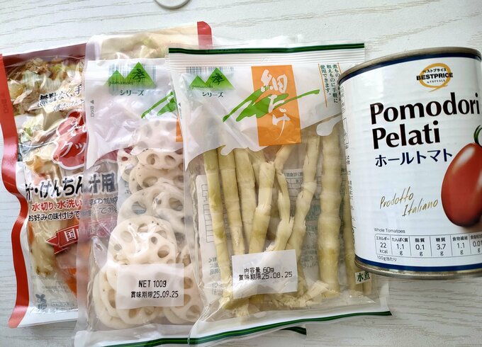 トマト缶と水煮