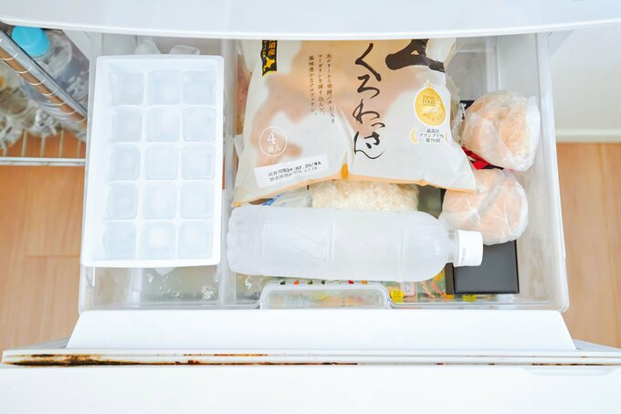 冷凍庫内の写真