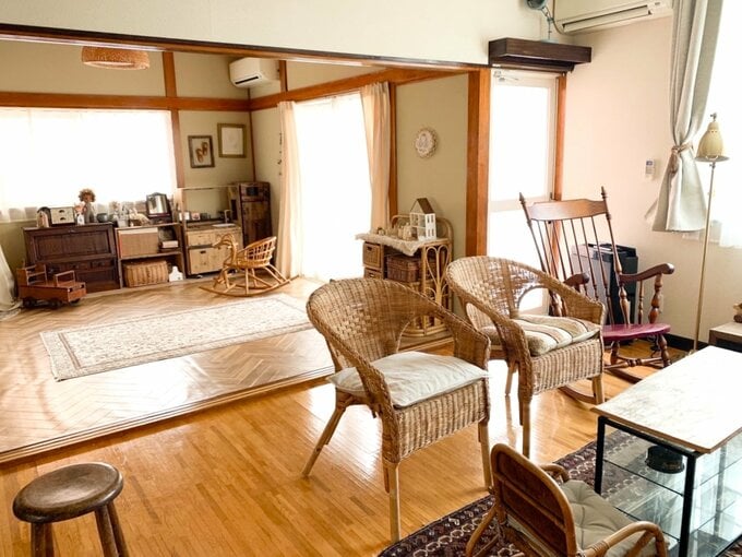 アンティーク調の部屋