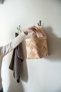 カゴにたまったタオル