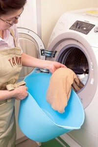 再びスタートボタンを押し、普通に洗濯をします。