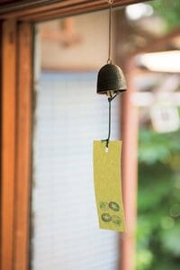 風鈴の音色で耳から涼む