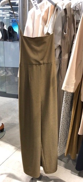 無地サロペット