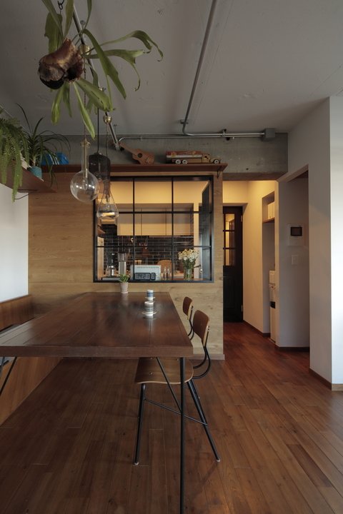 リノベーション　キッチン　ダイニング