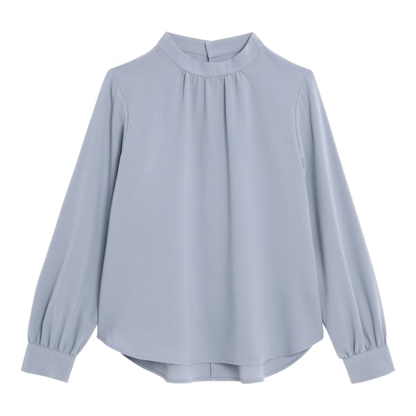 スタンドカラーブラウス