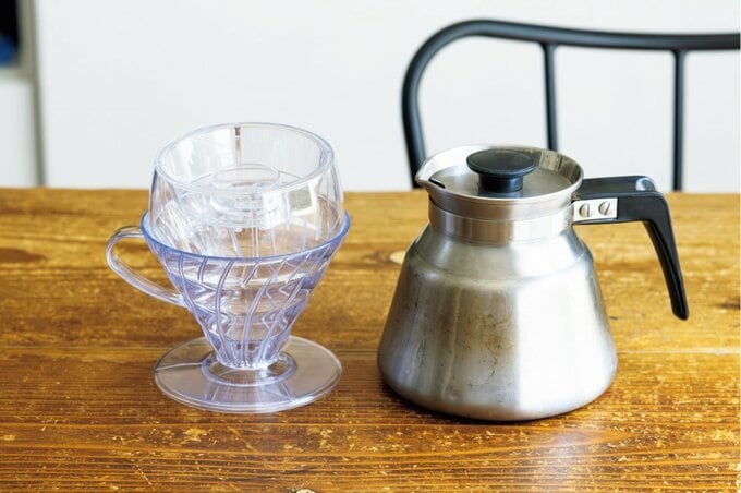 コーヒーサーバーとドリッパー