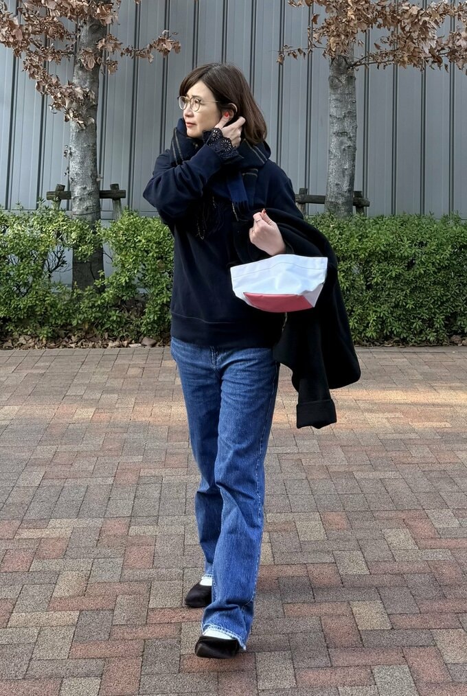 ネイビーのコーディネート