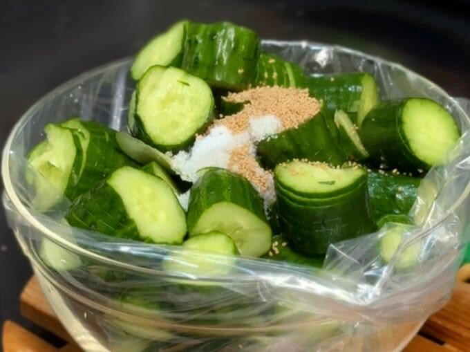 きゅうりの浅漬け