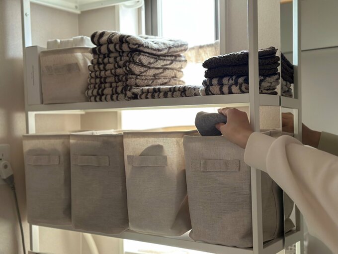 つうさん洗面所収納