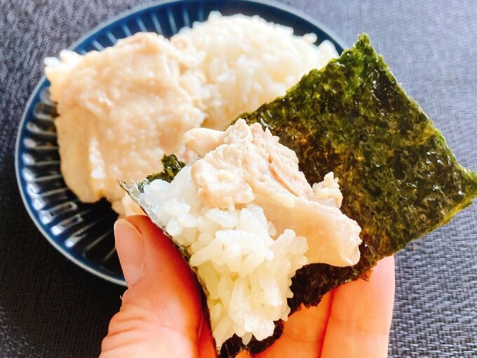 海南チキンライス海苔巻き