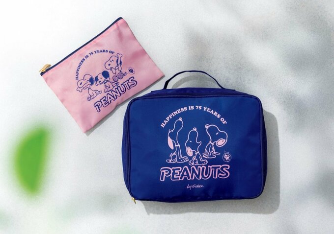 スヌーピーのトラベルポーチ2点セット