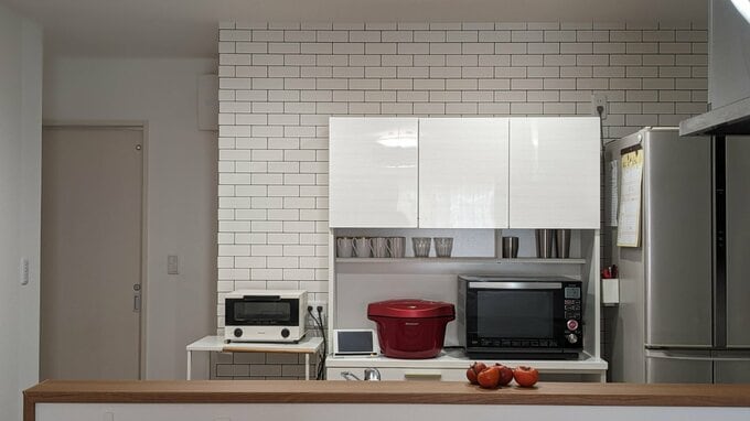 リビングから見たキッチン