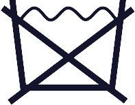 洗濯表示-水洗いできない