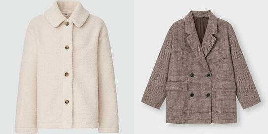 トレンドのボアコートもすっきり着こなせる！ユニクロ・GUのアウターでつくる旬コーデ2選