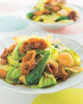 ＜カリカリホイコーロー＞シャキッ、カリッと食感が楽しい！