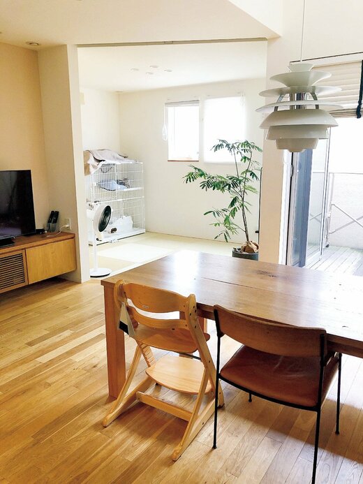 片付いたリビング