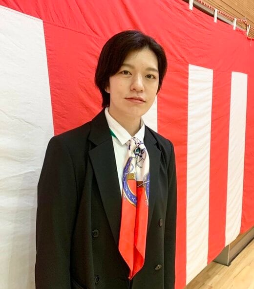 中島さんの入学式コーデ