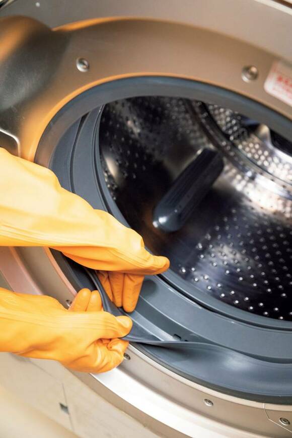 洗濯機パッキンの間