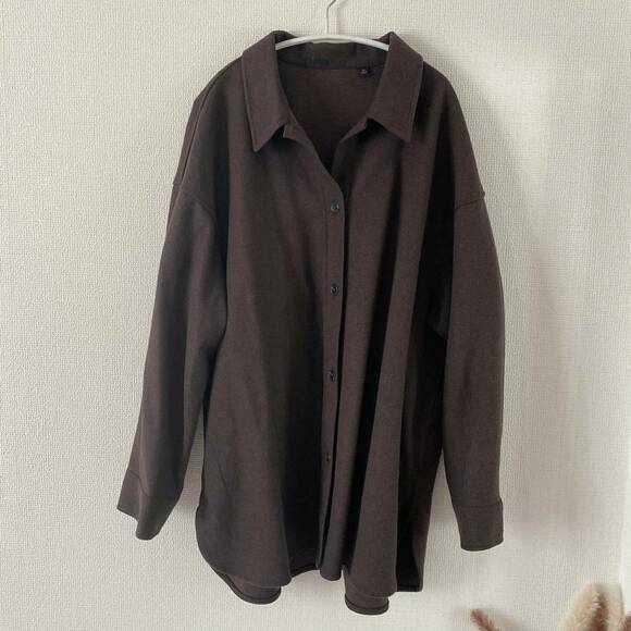 ブラッシュドジャージーシャツジャケット