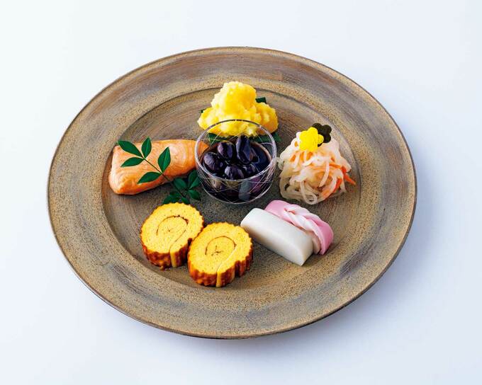 おせちの皿盛り