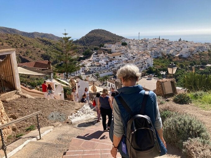 スペインの高台