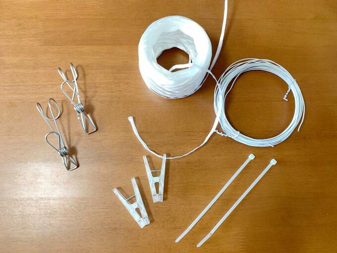 ワイヤークリップなど