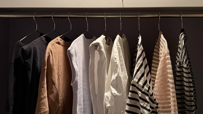 クローゼットは各色3枚まで