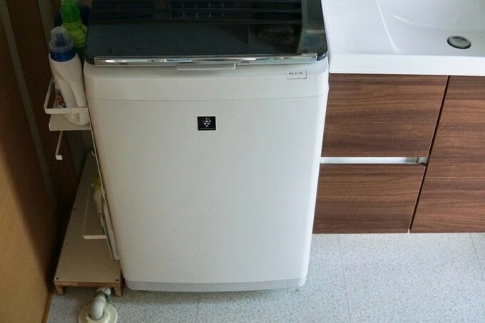 買い替えた洗濯機