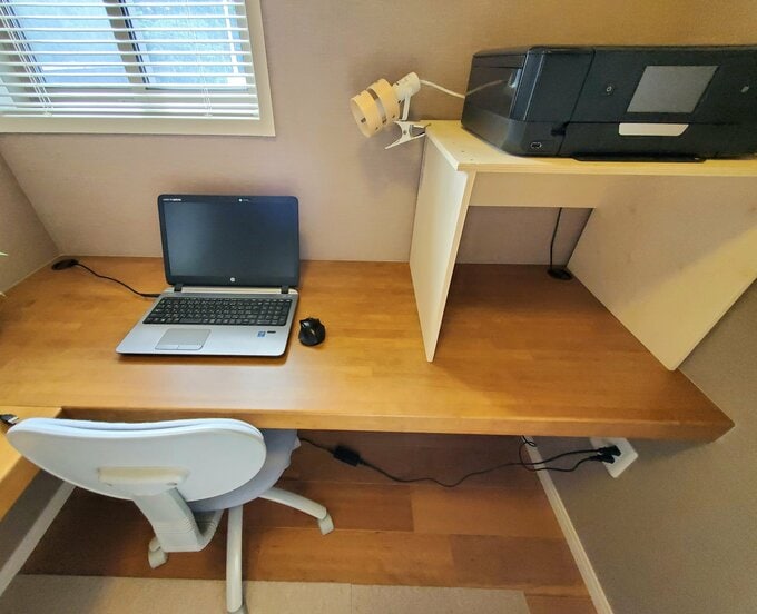 自宅につくったワークスペース