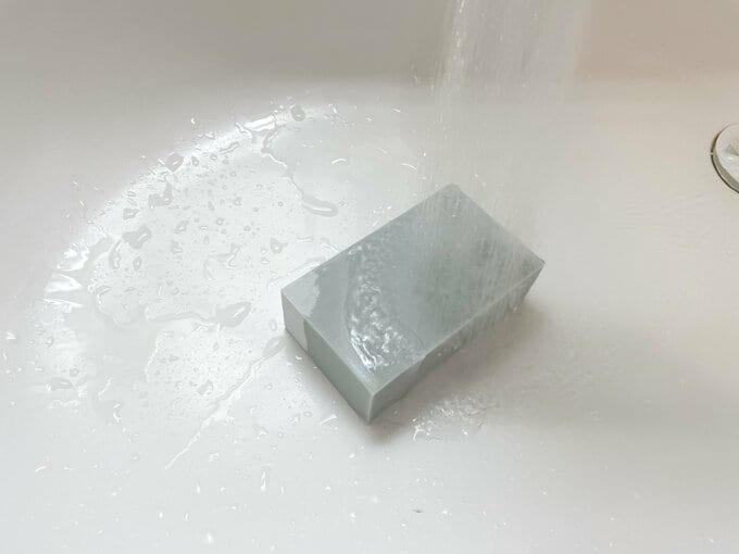 簡単な水洗いで十分
