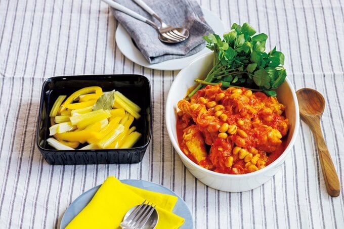 大豆のトマト煮