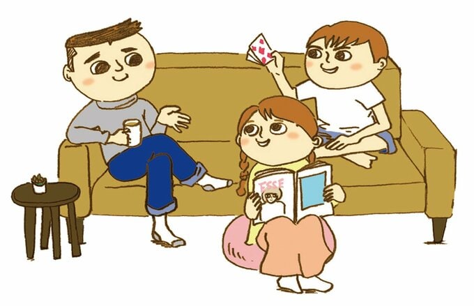 家族のイラスト