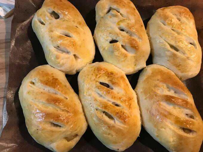 秋の味覚がつまったパン