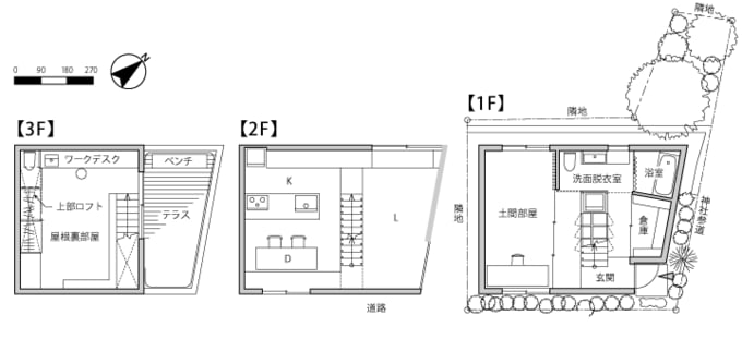 袁 碩さん邸間取図