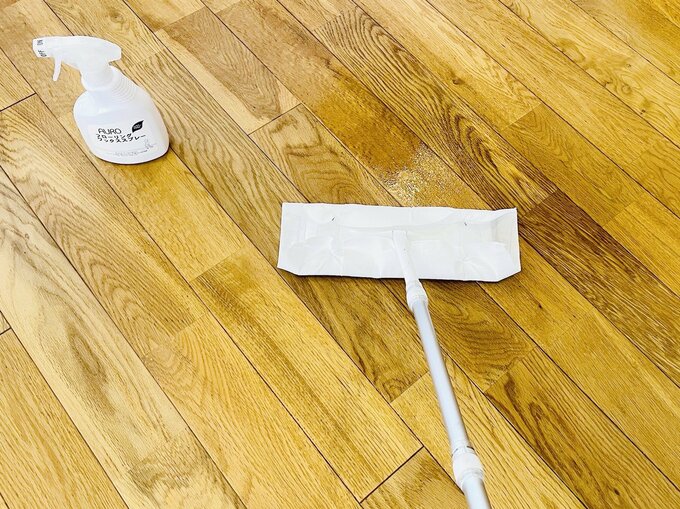無垢材の床掃除