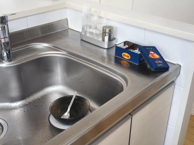 シンク脇に置くと、飲み忘れ防止に