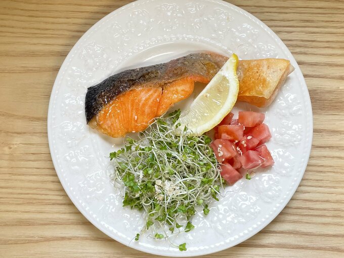 サーモンソテー