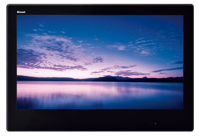 浴室用テレビの画面