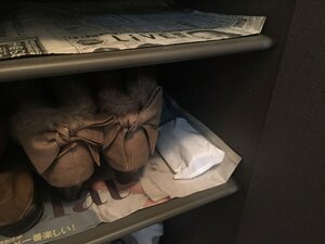 ゲタ箱の除湿と脱臭