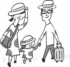 国内の観光地に行く人がもっとも多く