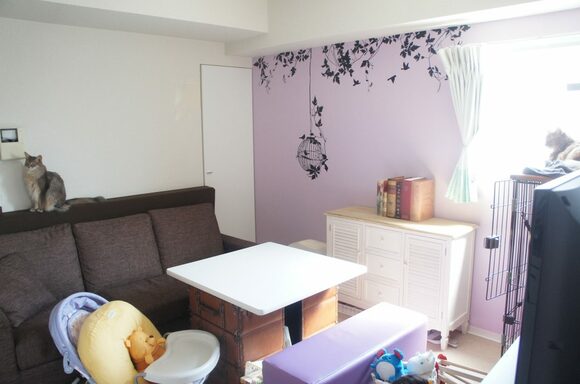 整頓されたきれいなリビング