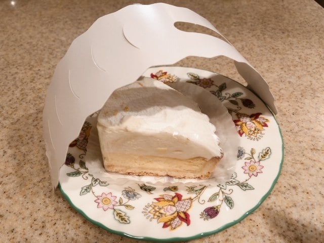 ケーキの上に仕切り