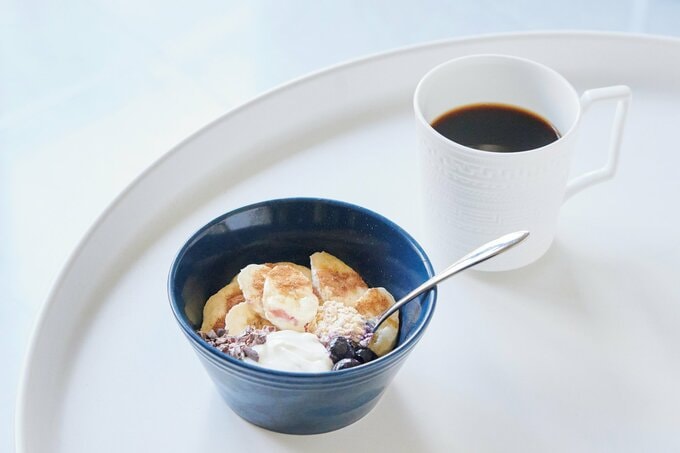 オーバーナイトオーツとコーヒー