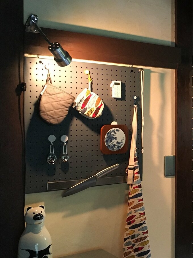 マグネットを活用して収納