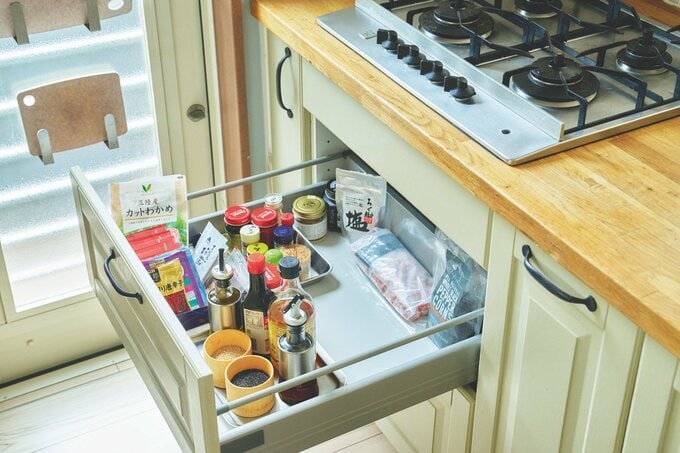 コンロ下引き出し