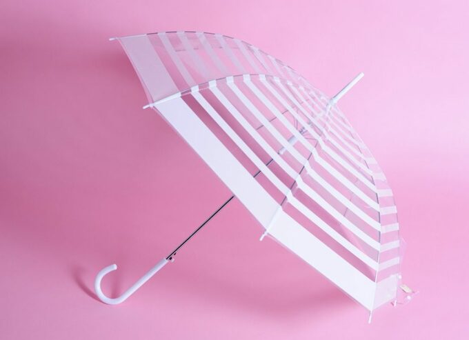 雨の日も気分が上がるビニール傘